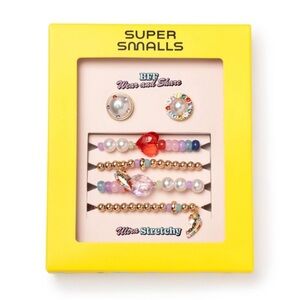 NWT Super Smalls Necklace Rings BFF Set